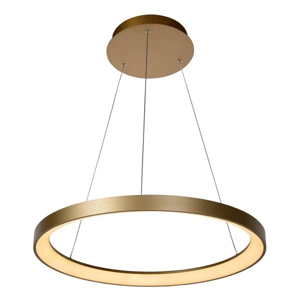 Lucide VIDAL - Lámpara colgante - Ø 58 cm - LED Regul. - 1x48W 2700K - Oro mate / Latón - detalle 3